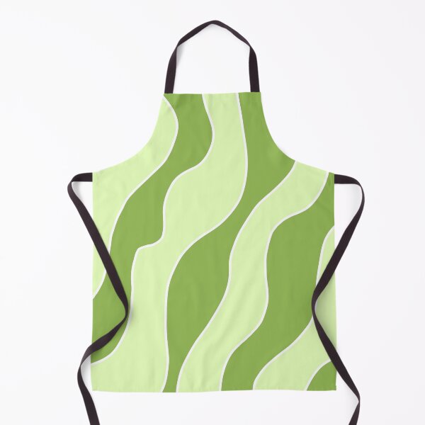 Item preview, cuadro de líneas irregulares color verde pastel designed and sold by ArtKar.