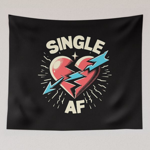 Item preview, Single AF | Funny Valentines designed and sold by DynastyArt.