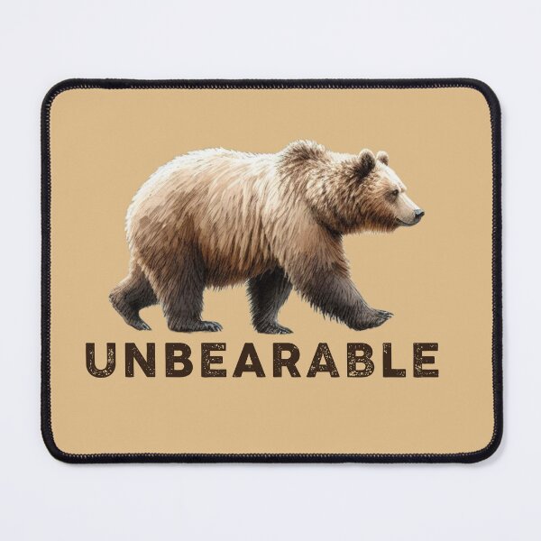 Item preview, Unbearable California Bear, Cute Bear, Cute Animals designed and sold by SnuggleSafari.