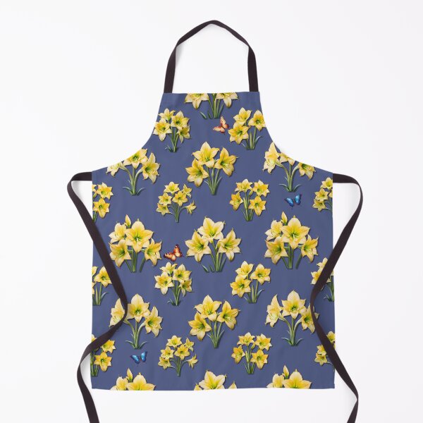 Item preview, Yellow Amaryllis Flower Seamless Pattern designed and sold by Petalandfur.