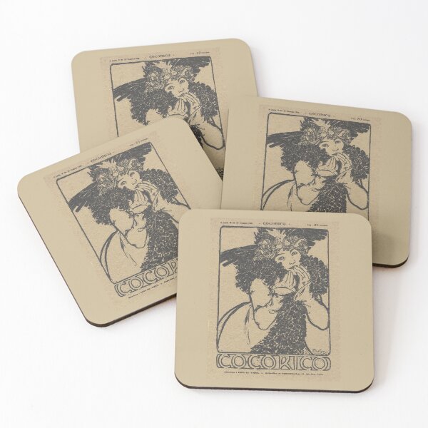 Item preview, Cocoroco Magazine cover (1899), by Alphonse Mucha. HIGH DEFINITION designed and sold by MINDTHECHERRY.