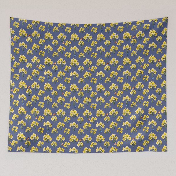 Item preview, Yellow Amaryllis Flower Seamless Pattern designed and sold by Petalandfur.