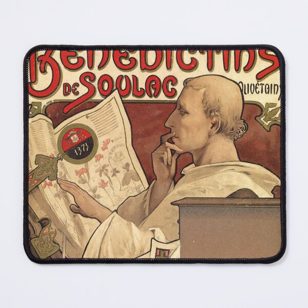 Item preview, Benedictins de Soulac, by Alphonse Mucha. HIGH DEFINITION designed and sold by MINDTHECHERRY.