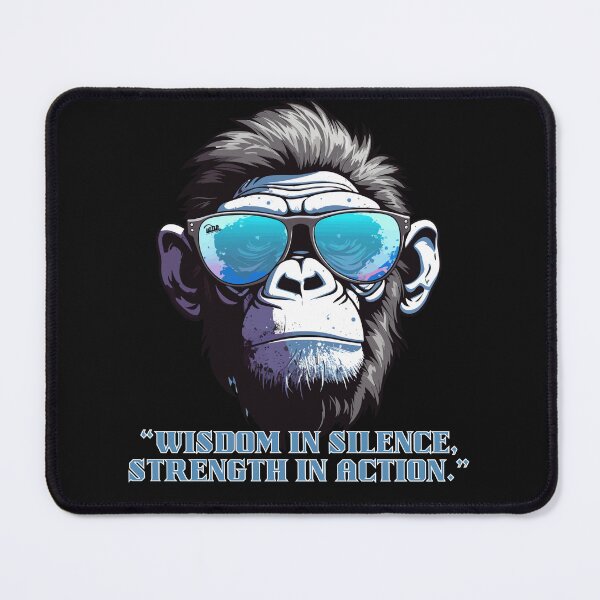 Item preview, WISDOM IN SILENCE, STRENGTH IN ACTION. designed and sold by Inspiretouplift.
