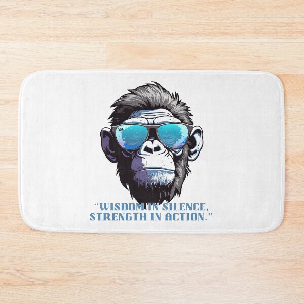 Item preview, WISDOM IN SILENCE, STRENGTH IN ACTION. designed and sold by Inspiretouplift.