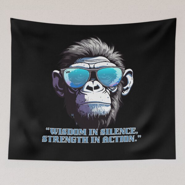 Item preview, WISDOM IN SILENCE, STRENGTH IN ACTION. designed and sold by Inspiretouplift.