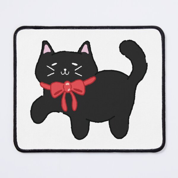 Item preview, Cute Black Cat with Bow designed and sold by karyzasart.