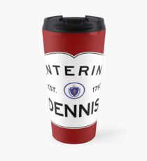 Entering Dennis - Commonwealth of Massachusetts Road Sign Travel Mug