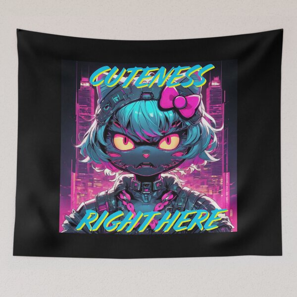 Item preview, Copy of Bye Bye Kitty maintains a level of cuteness and charm, "Cuteness Right Here" designed and sold by NeutrinoJem.