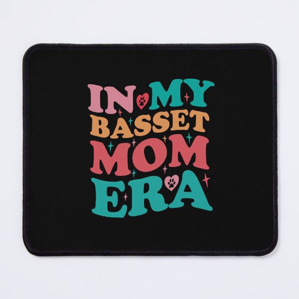 Item preview, In My Basset Mom Era Groovy Retro Gift designed and sold by Guarddogdrive.
