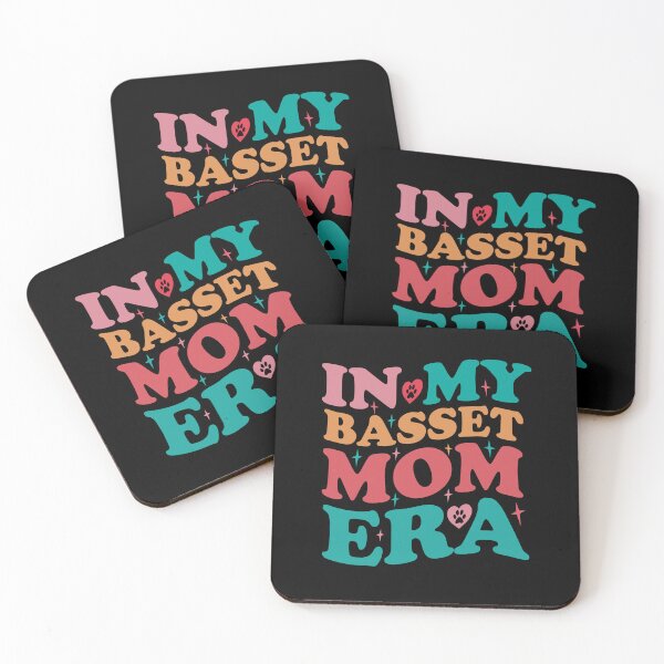 Item preview, In My Basset Mom Era Groovy Retro Gift designed and sold by Guarddogdrive.