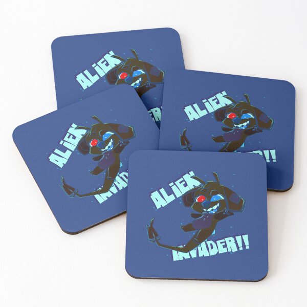 Item preview, Glowy ALIEN INVADER designed and sold by bonkn beeps.