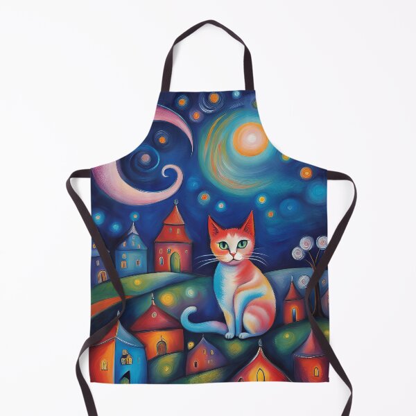 Item preview, The cat prowls in the night in the middle of the city designed and sold by mylittlewindow.