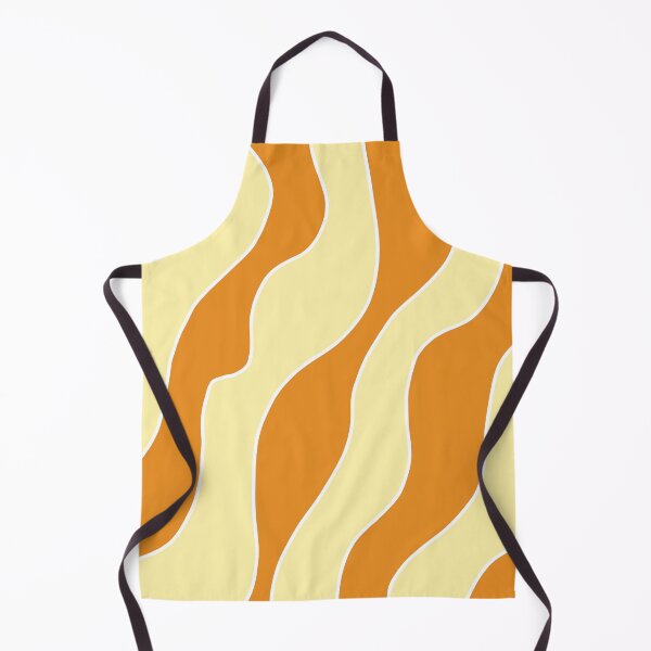 Item preview, cuadro de líneas irregulares color naranja y amarillo designed and sold by ArtKar.