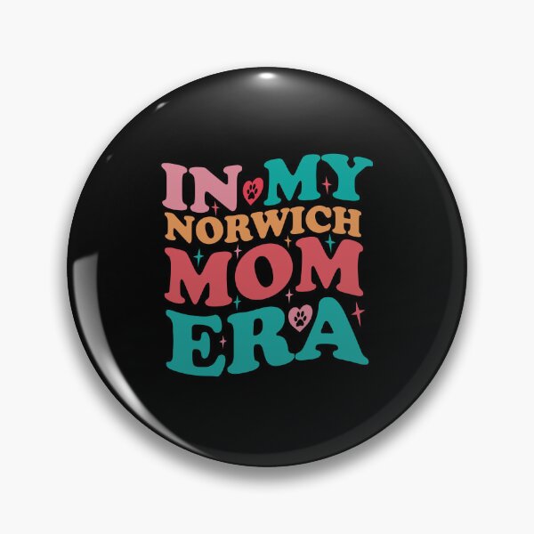 Item preview, In My Norwich Mom Era Groovy Retro Gift designed and sold by Guarddogdrive.