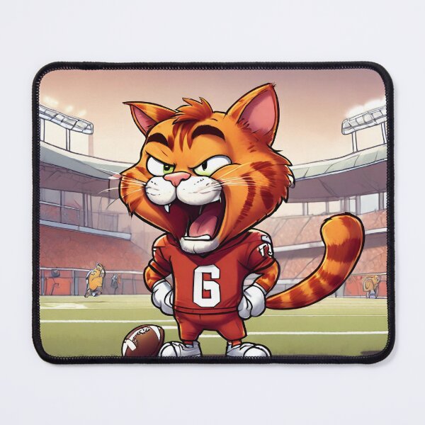 Item preview, Happy Garfie in soccer player costume, fan art Garfield designed and sold by SweetRossel.