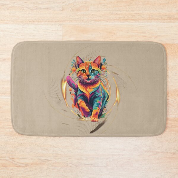 Item preview, kitten running to play designed and sold by Moris-shop.