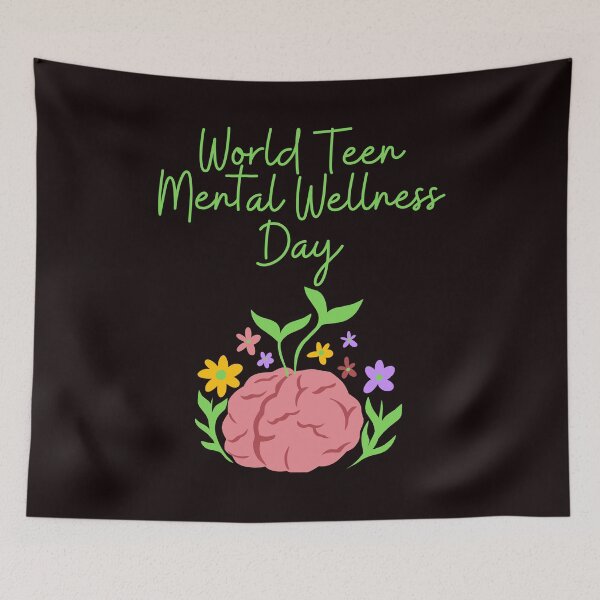 Item preview, World Teen Mental Wellness Day designed and sold by Simo0455.