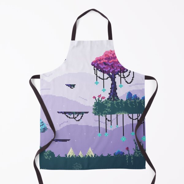 Item preview, Pixel game scene magic forest designed and sold by Blueberry Shake.