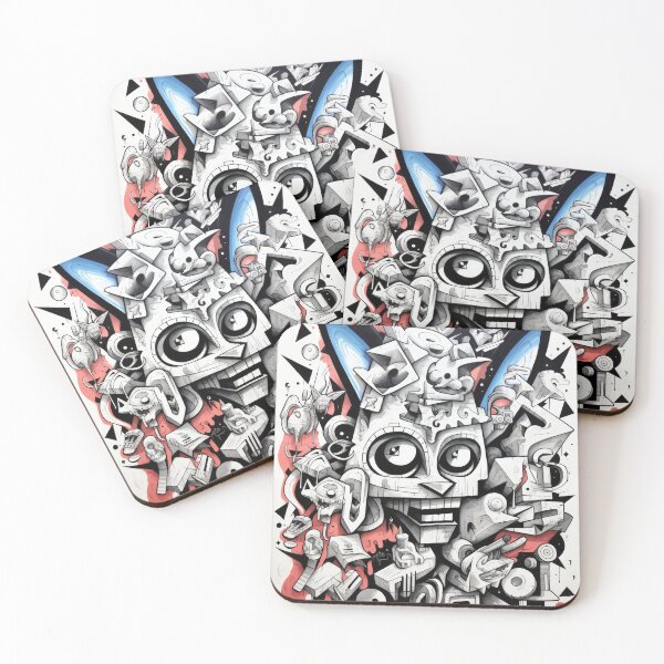 Item preview, Graffiti & Inspirations: Cat Graffiti Geometric style designed and sold by Toms Tee.