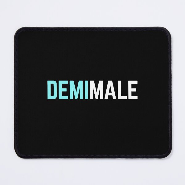 Aperçu de l'œuvre Cadeau Demimale LGBT Pride Demigender créée et vendue par LADistrictGarb.