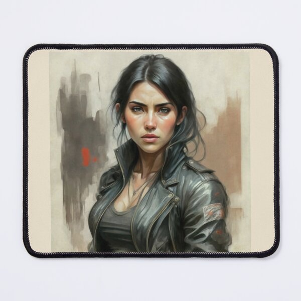 Item preview, Beautiful Black Haired Girl designed and sold by ArtCraftLab.