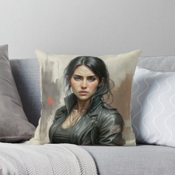Item preview, Beautiful Black Haired Girl designed and sold by ArtCraftLab.