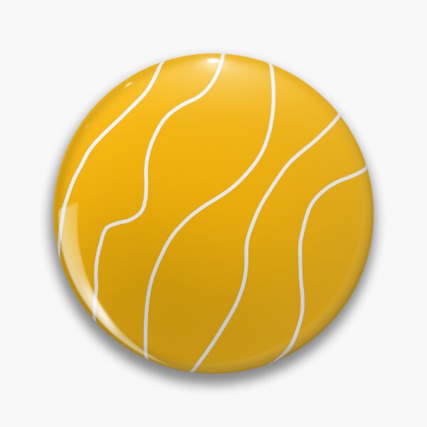 Item preview, cuadro de líneas paralelas en blanco y amarillo designed and sold by ArtKar.