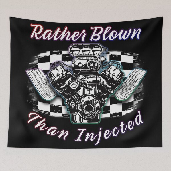Item preview, Blower Blown Racing Engine Quote Hot Rod Muscle Car Art designed and sold by AGED Limited.