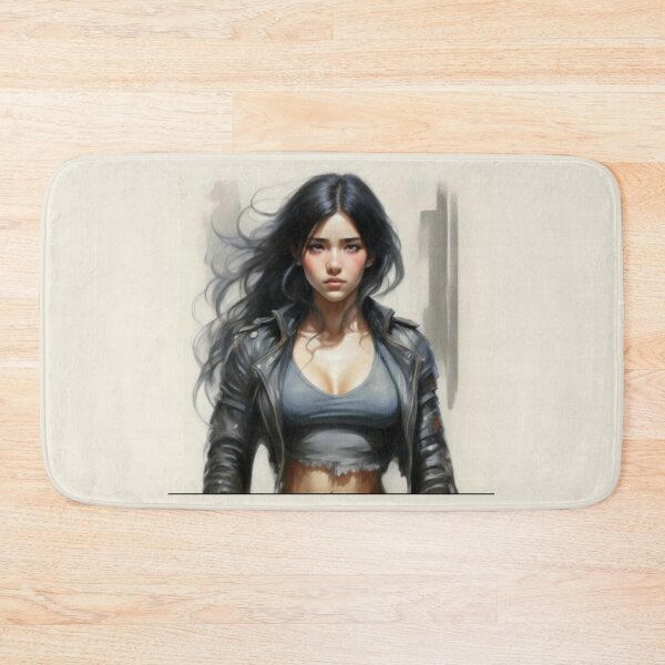 Item preview, Beautiful Black Haired Girl designed and sold by ArtCraftLab.