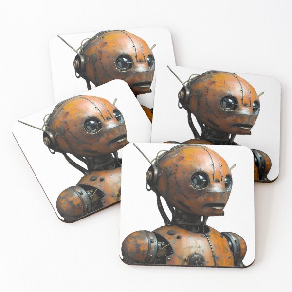 Item preview, Retro Robot, SciFi Robot, Sci-Fi Robot, Robot, Science Fiction designed and sold by Lumora.Studio.