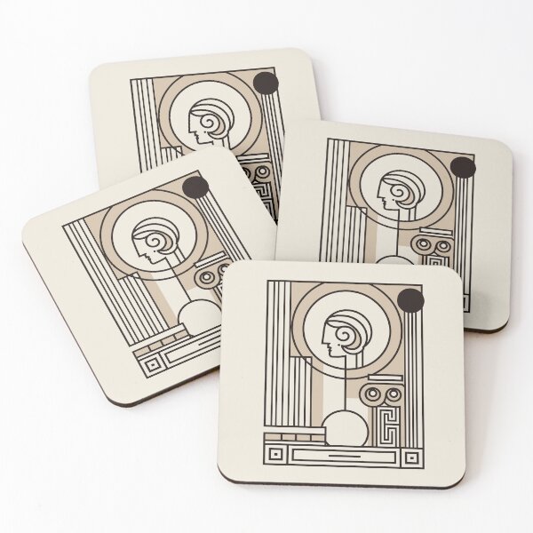 Item preview, Beige abstract art designed and sold by Pabum.