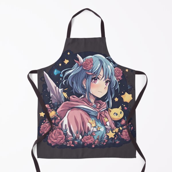 Item preview, Mystical Anime Blue Hair Beauty Animal Ears Girl designed and sold by SayItWithYours.