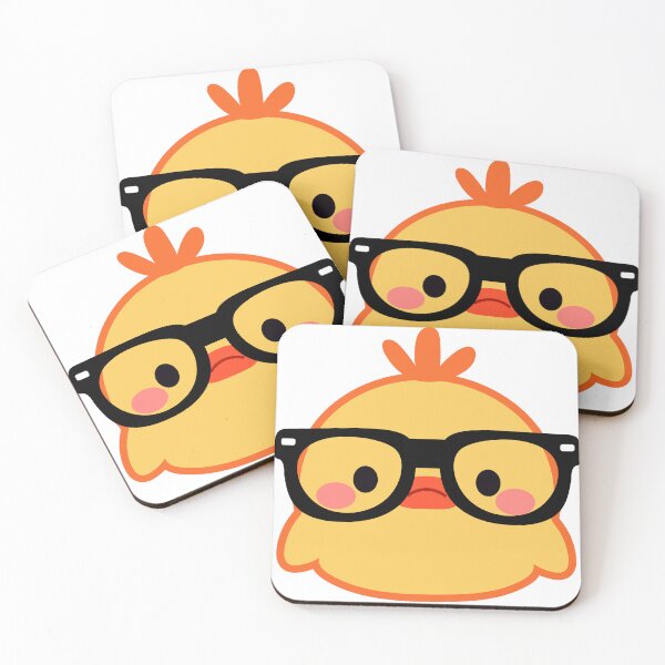 Item preview, Bookish Birdie, Cute yellow duck designed and sold by NumbleRay.