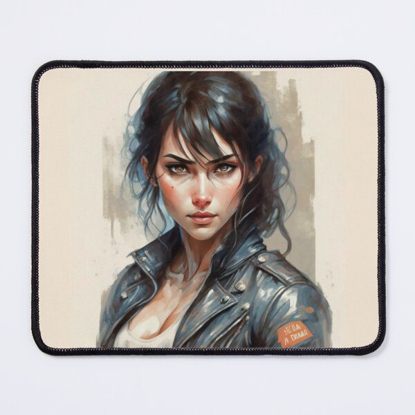 Item preview, Beautiful Black Haired Girl designed and sold by ArtCraftLab.