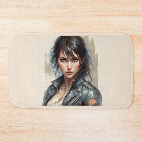 Item preview, Beautiful Black Haired Girl designed and sold by ArtCraftLab.