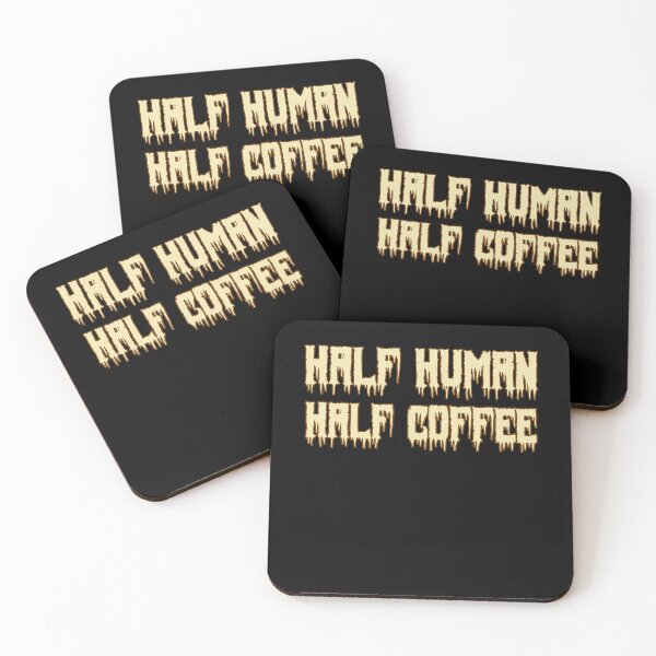 Item preview, Half Human Half Coffee Funny Gift  designed and sold by LADistrictGarb.
