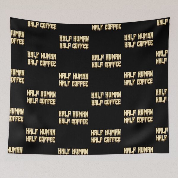 Item preview, Half Human Half Coffee Funny Gift  designed and sold by LADistrictGarb.