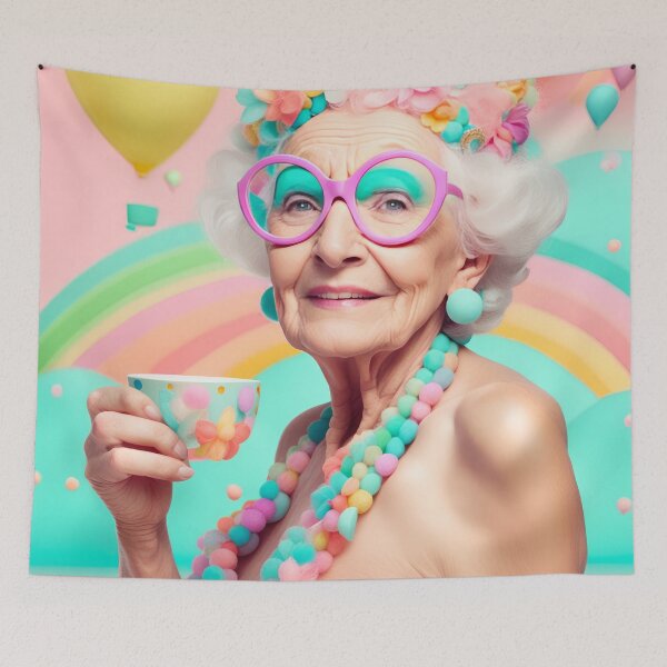 Item preview, Glamourous Pastel Granny designed and sold by GooGooPop.