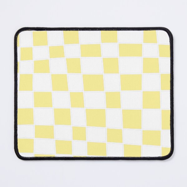 Item preview, cuadrados irregulares en blanco y amarillo designed and sold by ArtKar.
