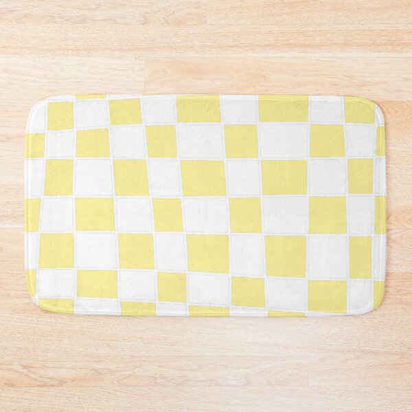 Item preview, cuadrados irregulares en blanco y amarillo designed and sold by ArtKar.