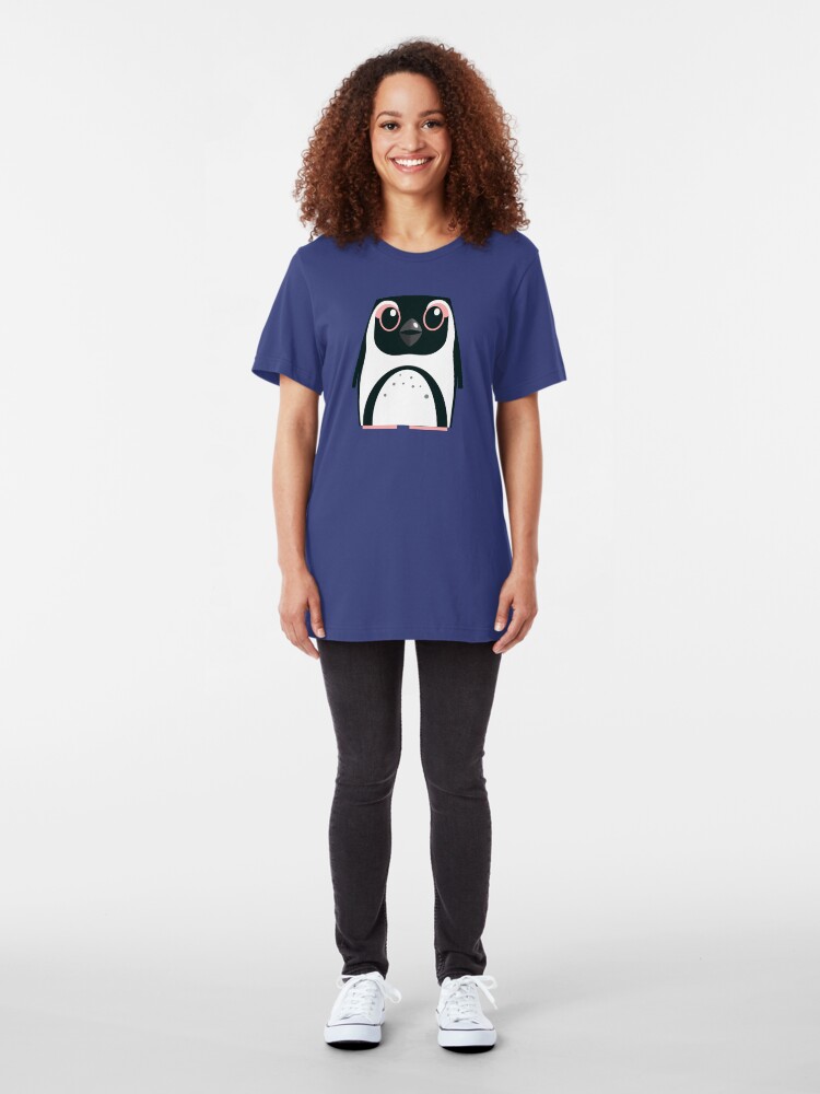 Alternate view of African Penguin - 50% of profits to charity Slim Fit T-Shirt