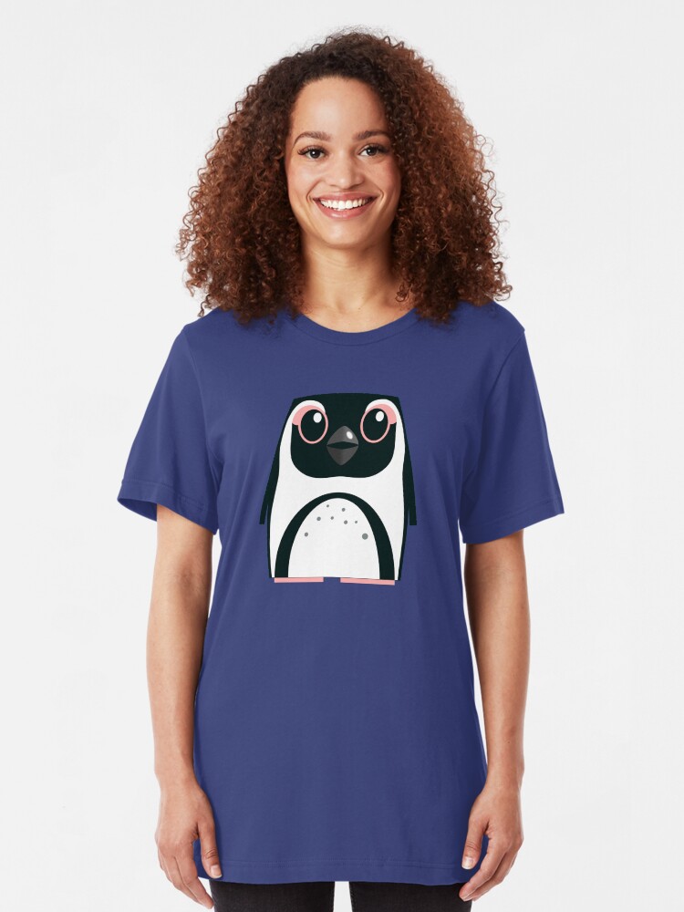Alternate view of African Penguin - 50% of profits to charity Slim Fit T-Shirt