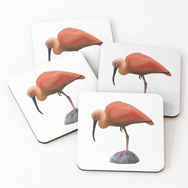 Item preview, Scarlet ibis, Pink bird, Red bird, Waterfowl designed and sold by AtrixArt.