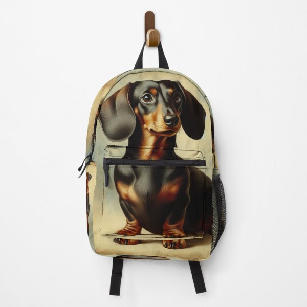 Item preview, Vintage Style Inquisitive Dachshund Watercolor Art designed and sold by Star-Fragment.