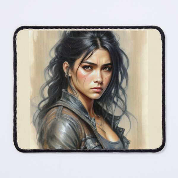 Item preview, Beautiful Black Haired Girl designed and sold by ArtCraftLab.