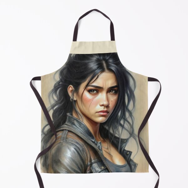 Item preview, Beautiful Black Haired Girl designed and sold by ArtCraftLab.