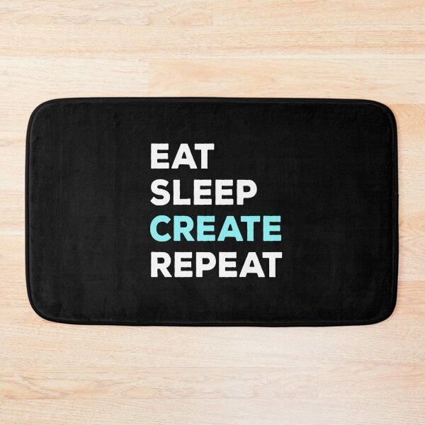 Item preview, Eat Sleep Create Repeat Content Creator Gift designed and sold by LADistrictGarb.
