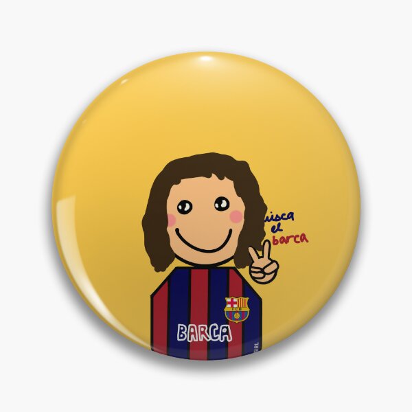 Item preview, Football soccer fcbarcelona girl cartoon doodle  designed and sold by artistbarcagirl.