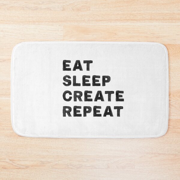 Item preview, Eat Sleep Create Repeat Content Creator Gift designed and sold by LADistrictGarb.
